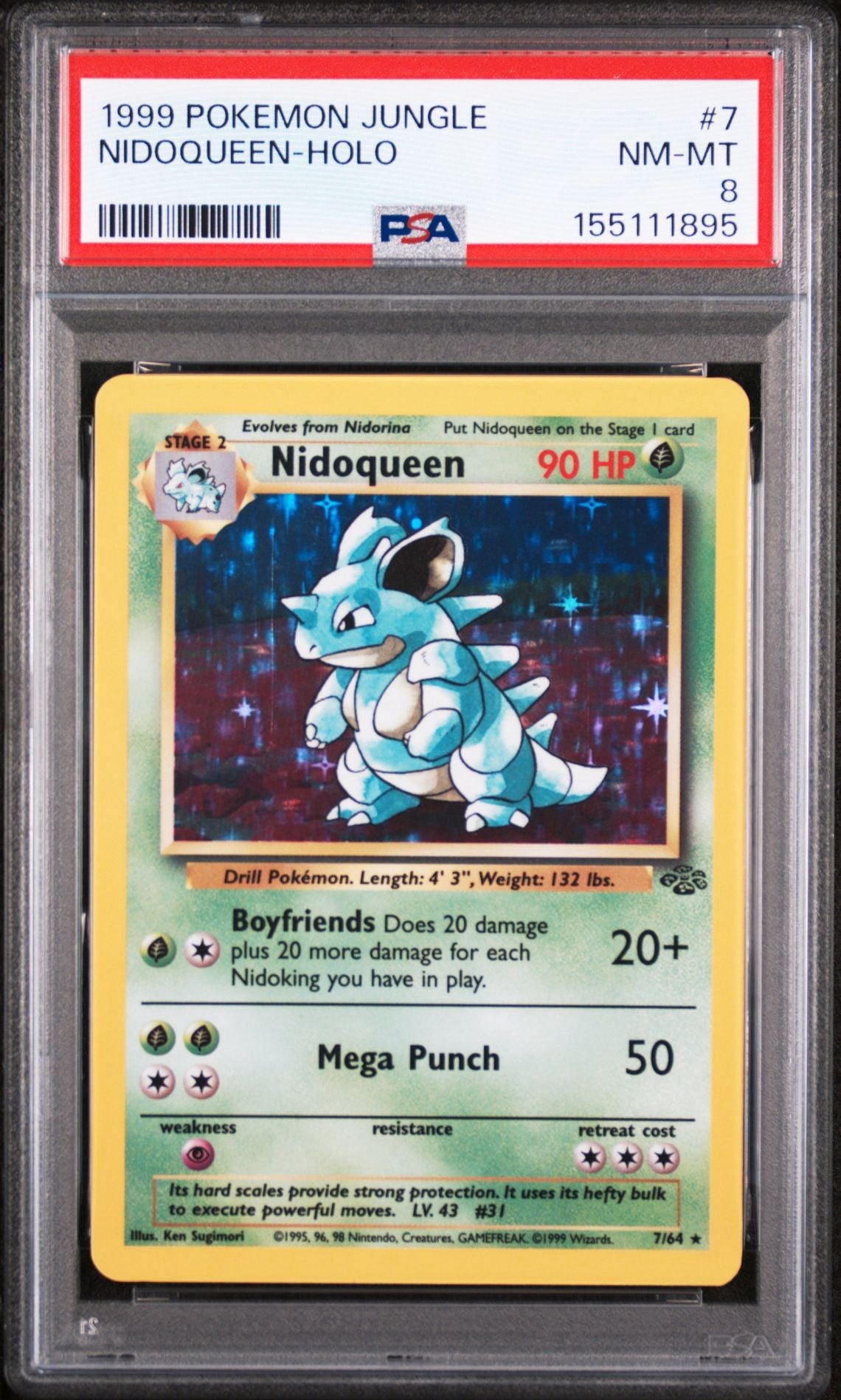 Nidoqueen PSA 8.0 NM - MT