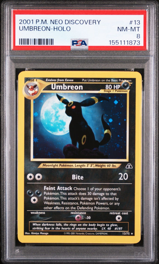 Umbreon PSA 8.0 NM - MT