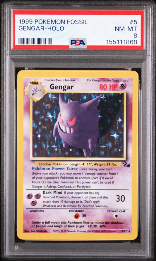 Gengar PSA 8.0 NM - MT