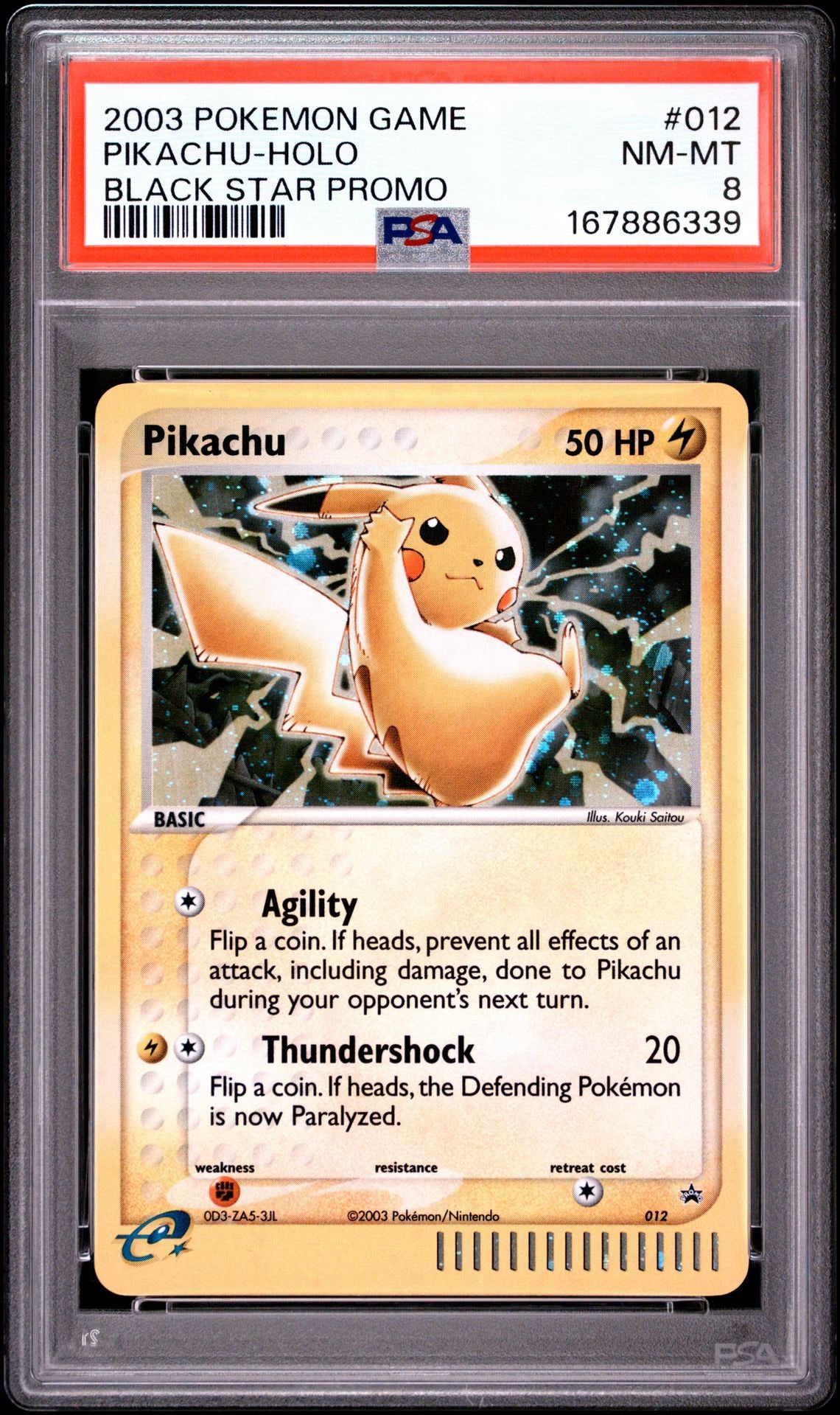 Pikachu PSA 8.0 NM - MT