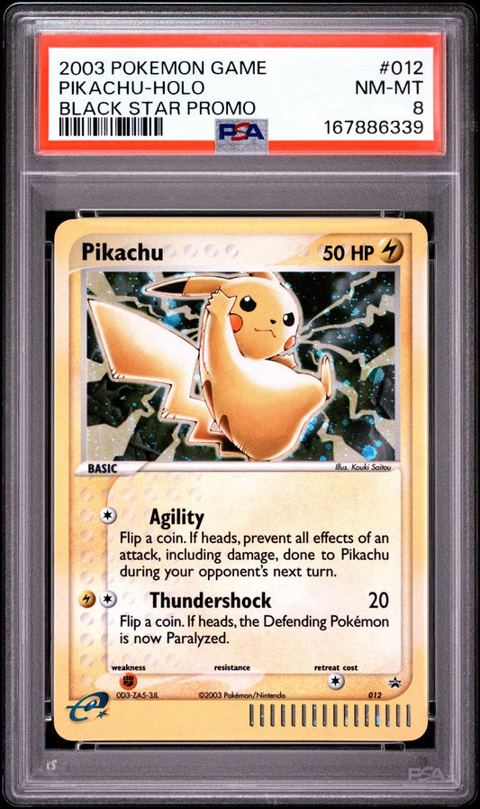 Pikachu PSA 8.0 NM - MT