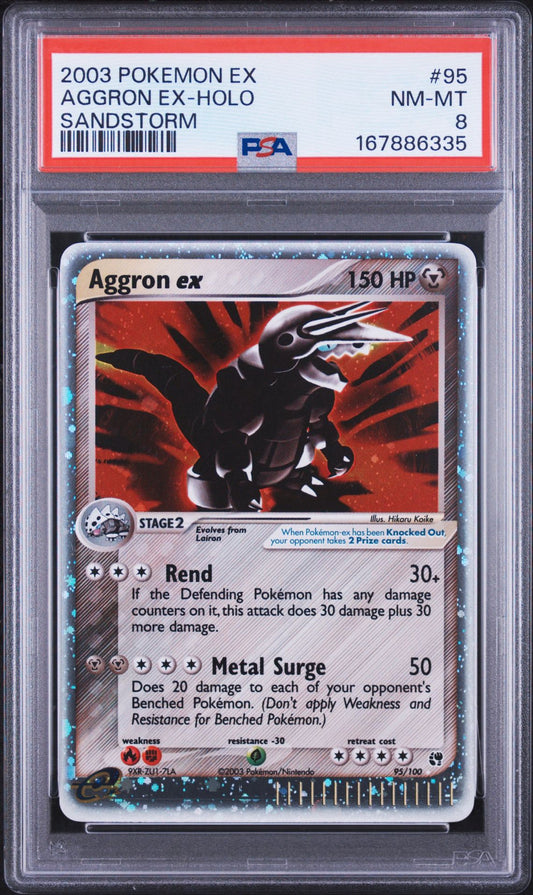 Aggron ex PSA 8.0 NM - MT