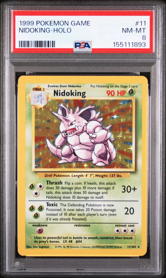 Nidoking PSA 8.0 NM - MT