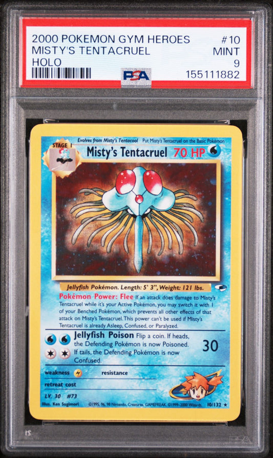 Misty's Tentacruel PSA 9.0 MINT