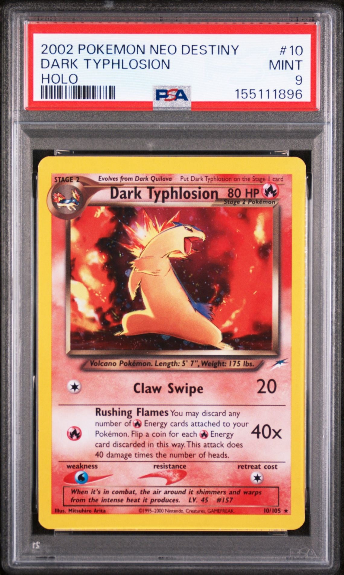 Dark Typhlosion PSA 9.0 MINT