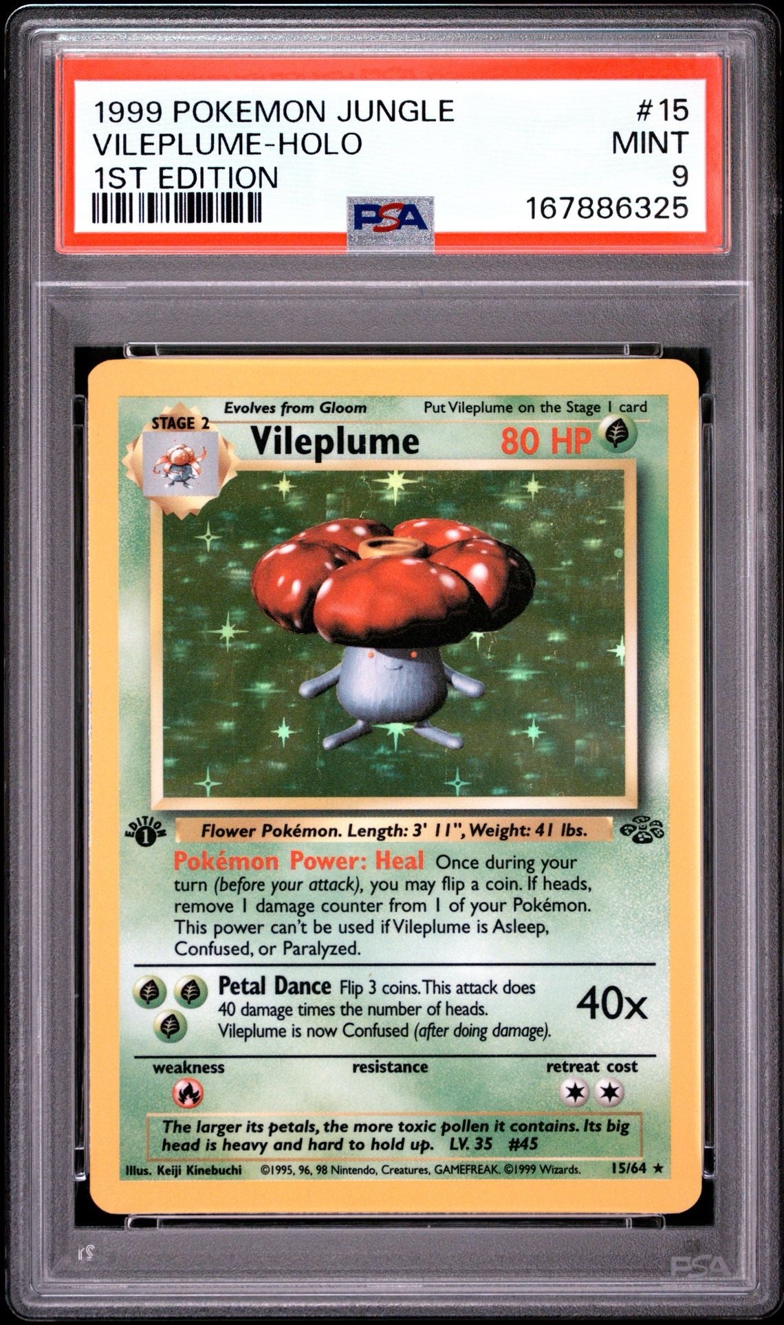 Vileplume PSA 9.0 MINT