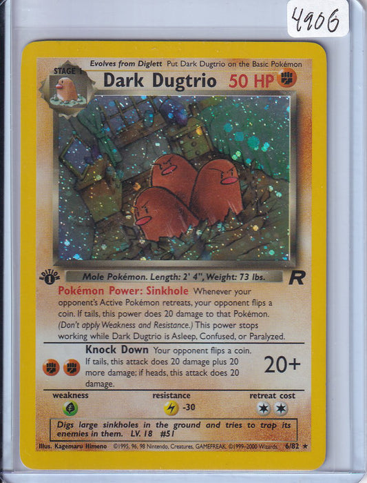 1st ed Dark Dugtrio