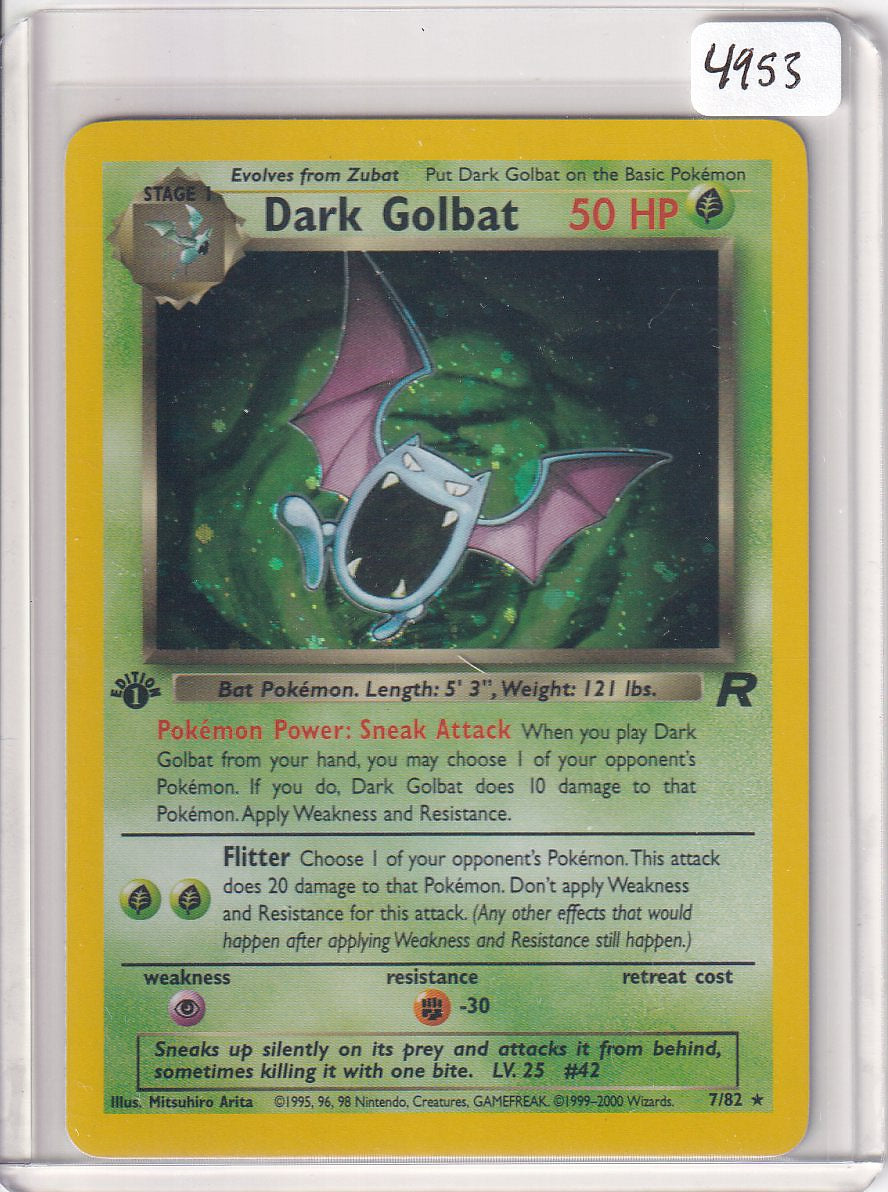 1st ed Dark Golbat