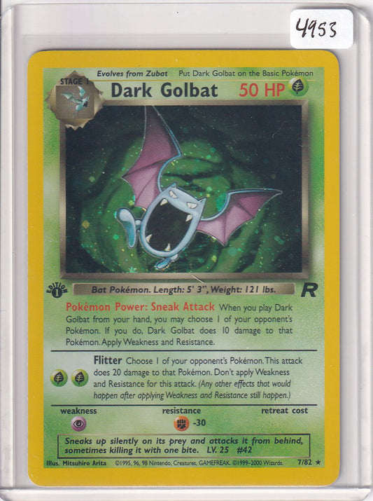 1st ed Dark Golbat