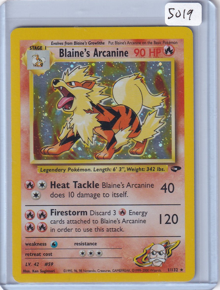 Blaine's arcanine