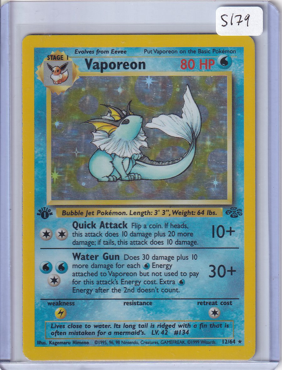 1st ed Vaporeon