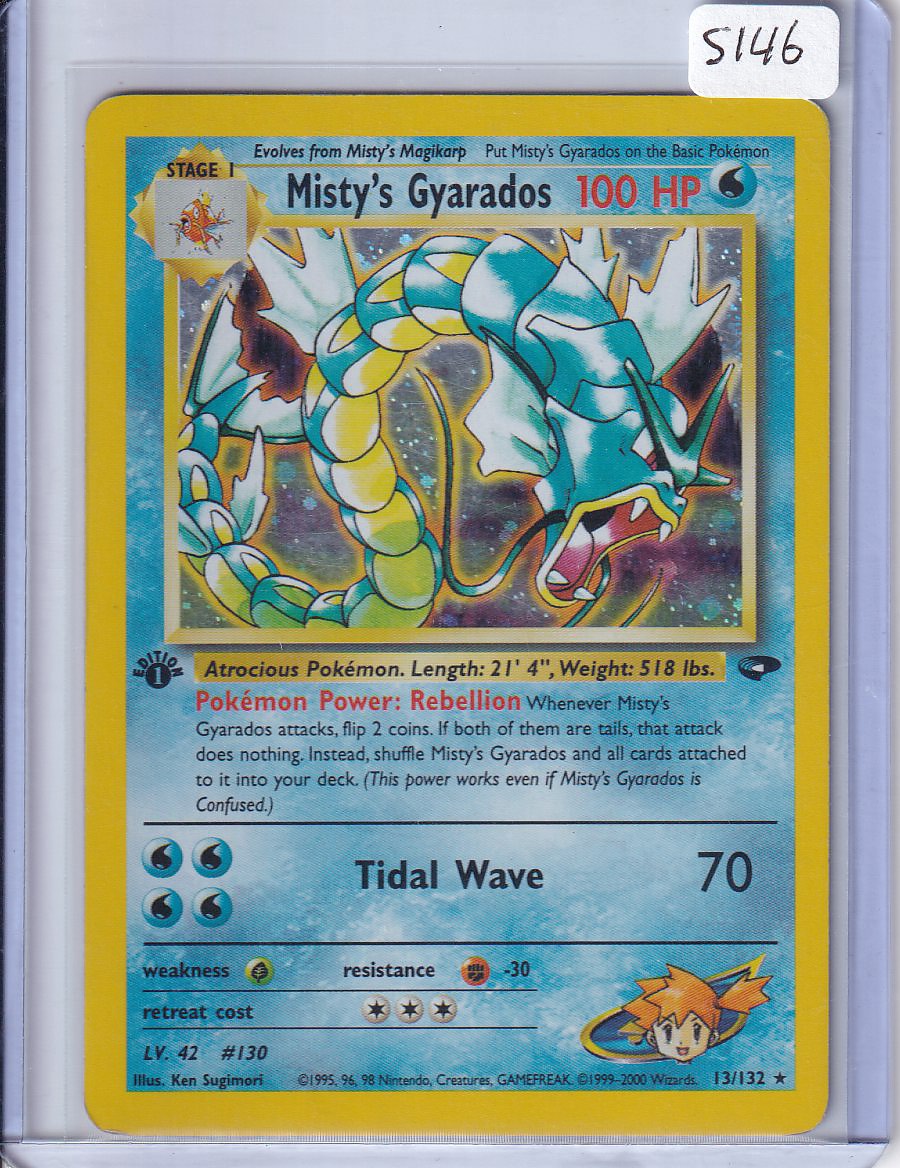 1st ed Misty's Gyarados