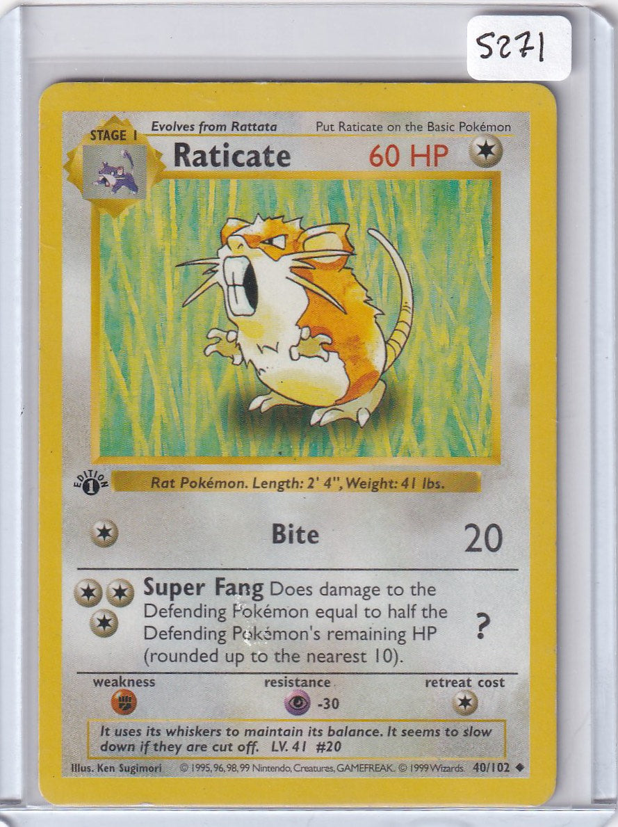 1st ed Raticate