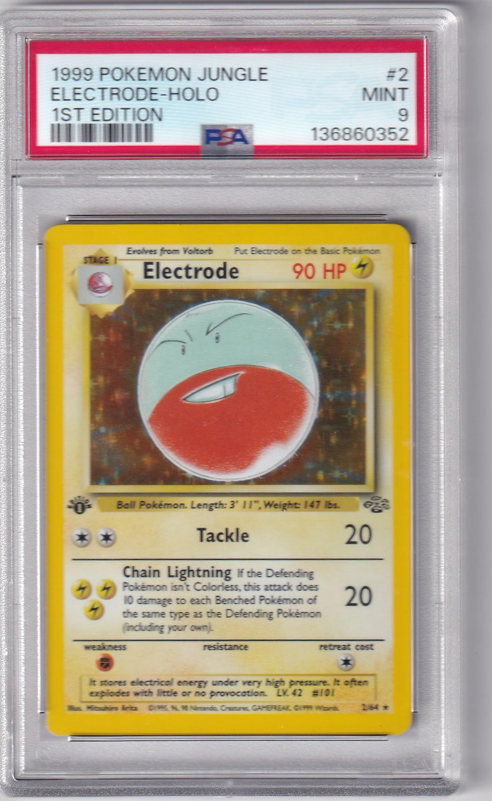 1st ed Electrode PSA 9.0 MINT